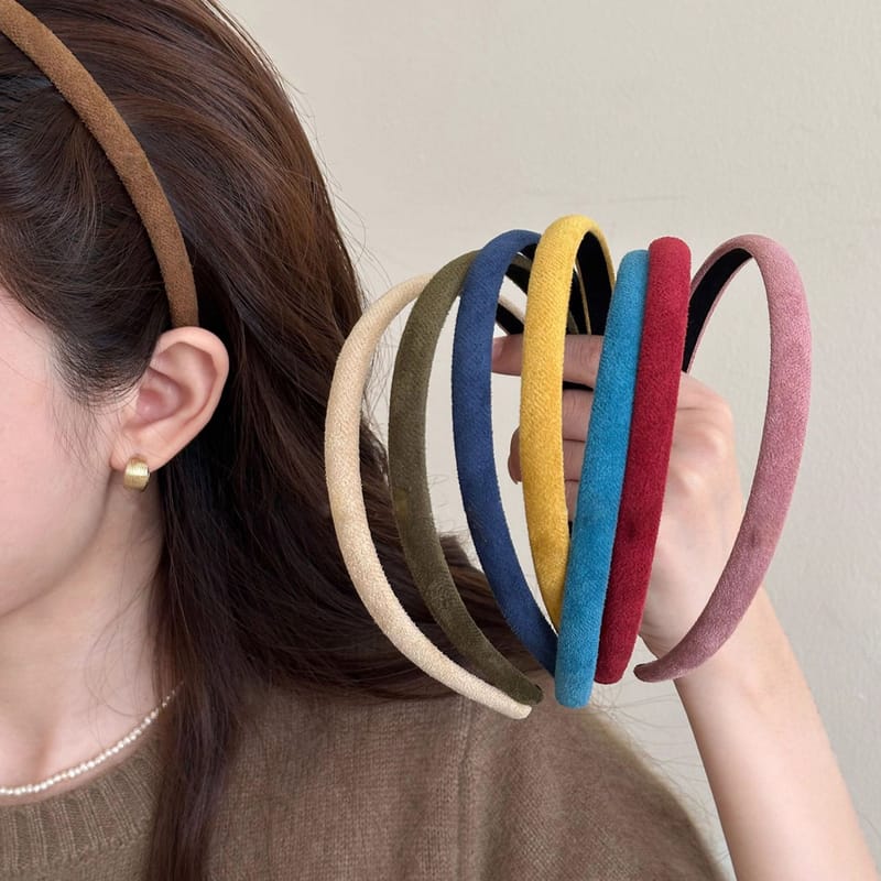 Korean Minimalist Skinny Headband, Elegant Daily Hair Hoop