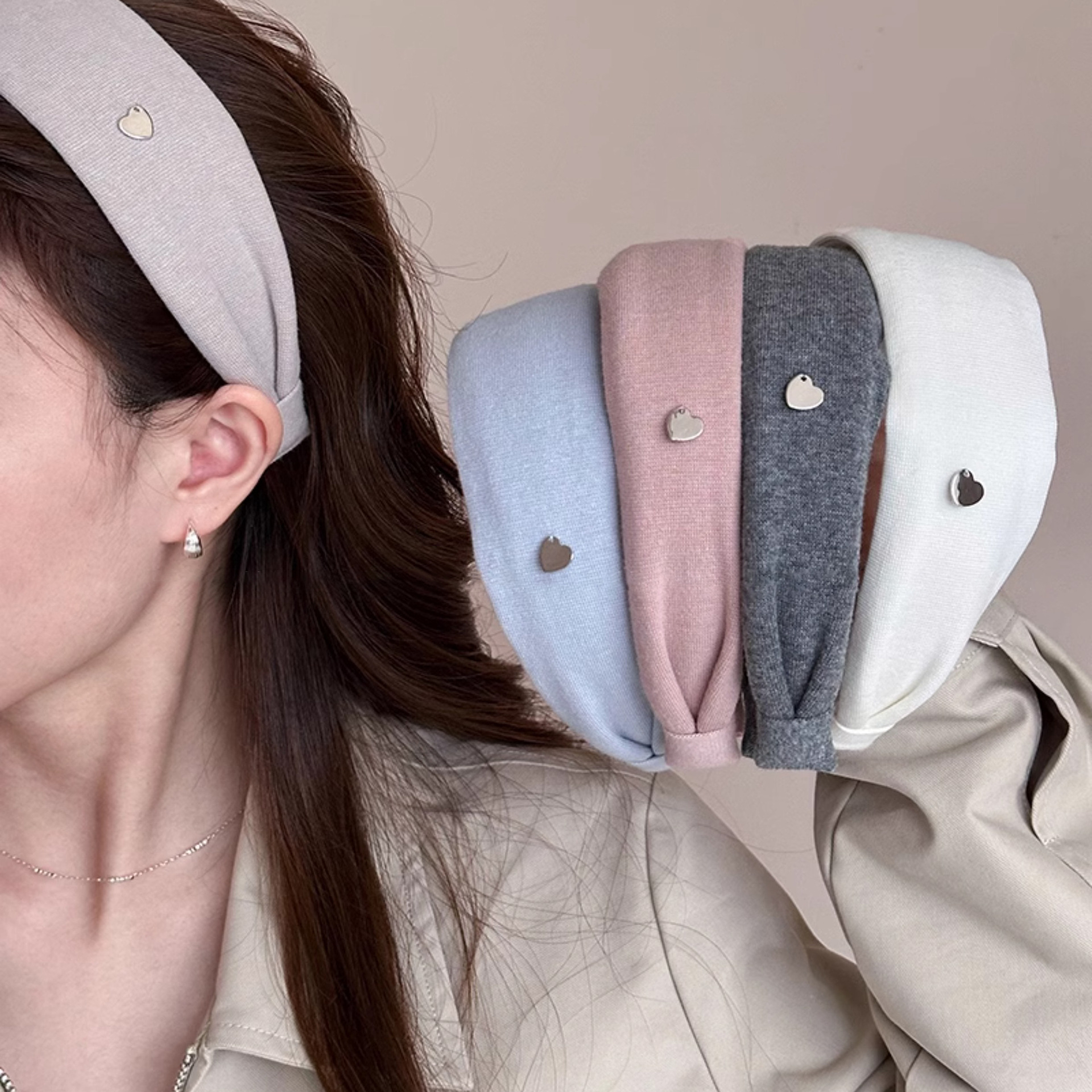 Korean Luxe Wide Padded Headband, High Top Summer Hair Band