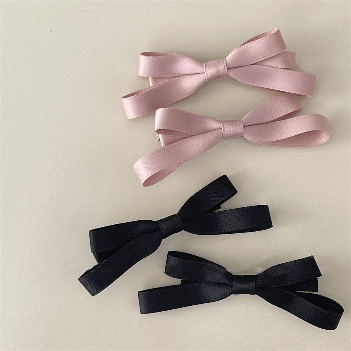 Sweet Spring Bow Side Clip, Non Slip Hair Claw Clamp, Cute Trendy Updo Hair Styling Accessory